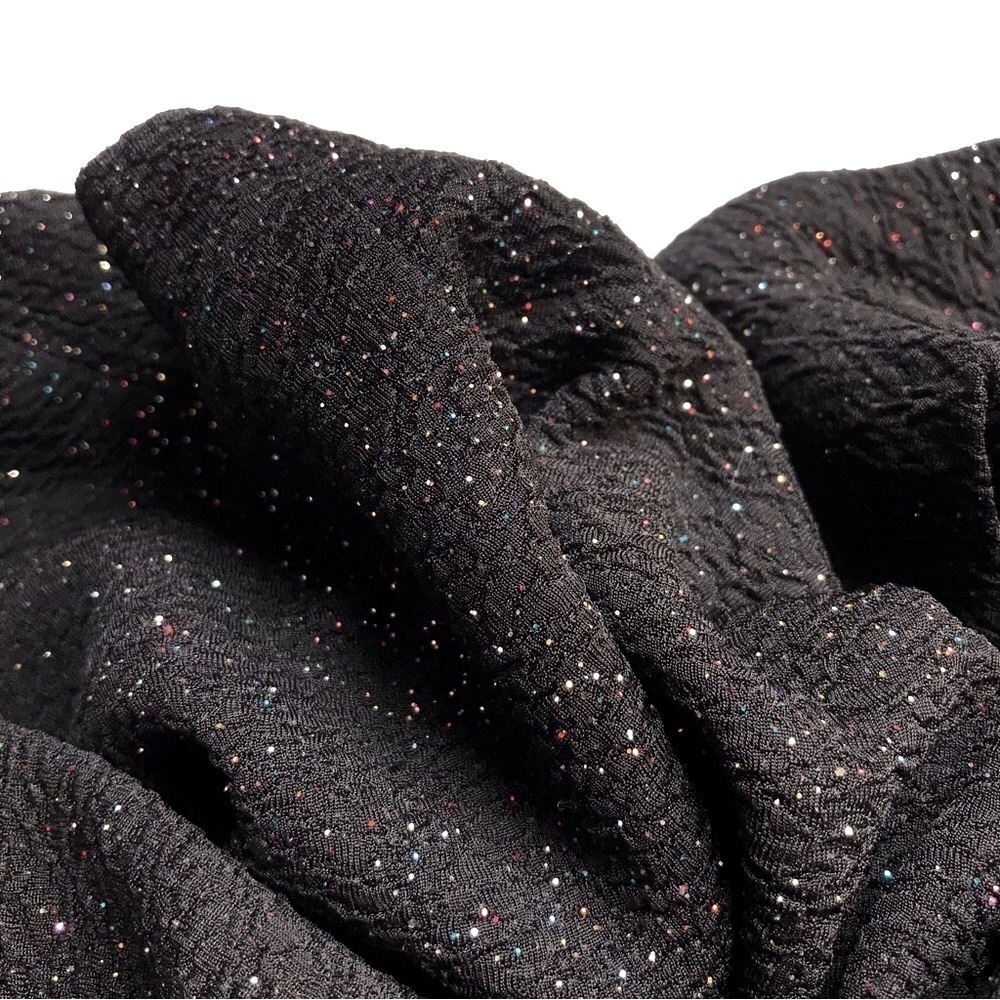 ZUNIE Multicolored Sparkly Black A-Line Keyhole Neck Party Dress GIRLS 16 - Picture 3 of 16